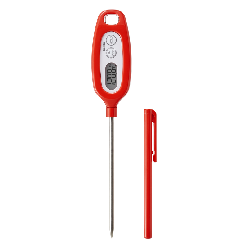 タニタ TT-508N-RD(レッド) デジタル 温度計 1個(ご注文単位1個)【直送品】