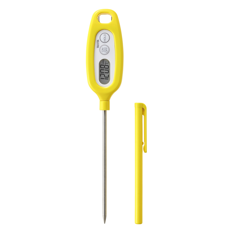 タニタ TT-508N-YL(イエロー) デジタル 温度計 1個(ご注文単位1個)【直送品】