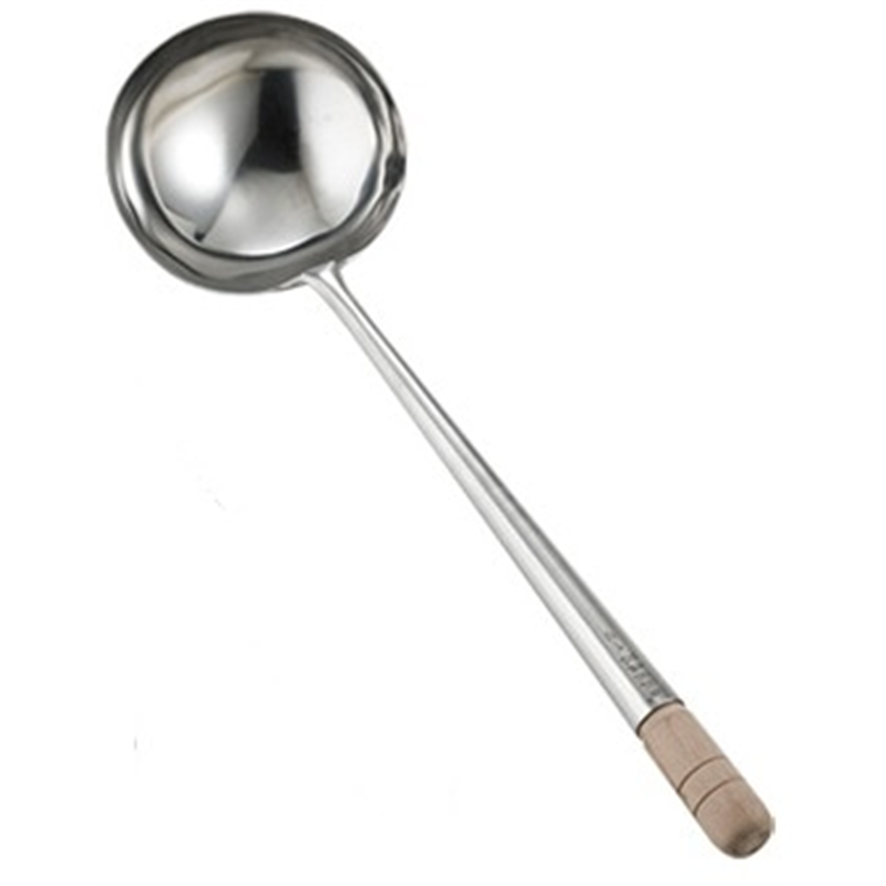 中国製ステン中華お玉 1号（約480㏄)【旧頂大】 1個（ご注文単位1個）【直送品】