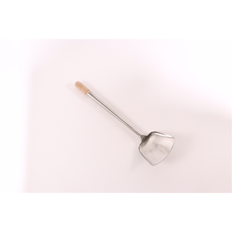 中国製ステン中華ヘラ 3号【旧1号】 1個（ご注文単位1個）【直送品】