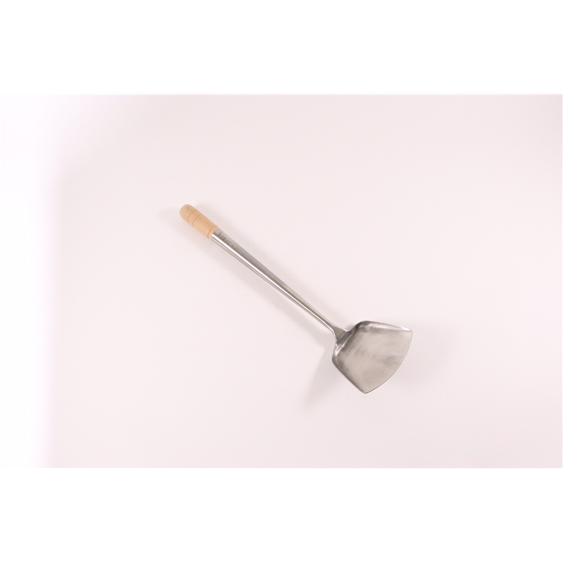 中国製ステン中華ヘラ 4号【旧2号】 1個（ご注文単位1個）【直送品】