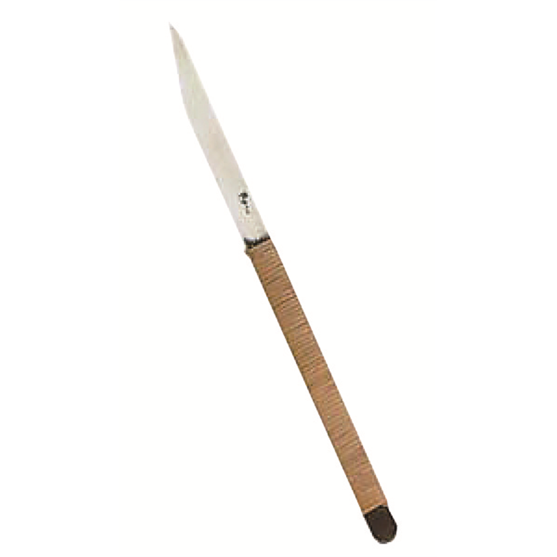 料理細工小刀 籐巻 直刃 右用 1個（ご注文単位1個）【直送品】