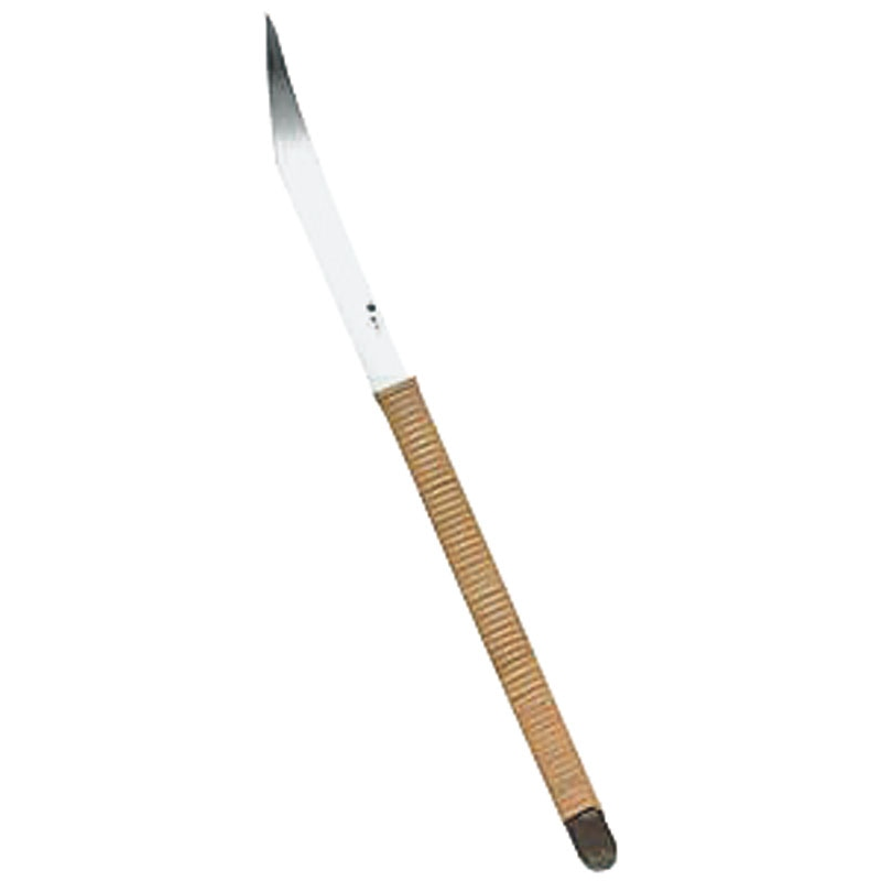 料理細工小刀 籐巻 曲刃 右用 1個（ご注文単位1個）【直送品】