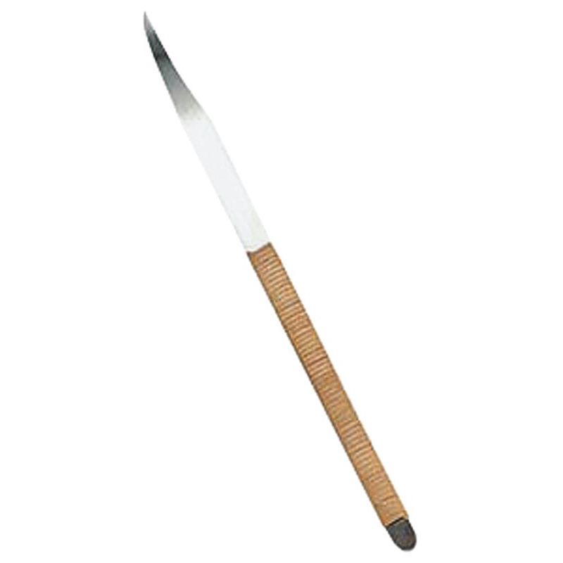 料理細工小刀 籐巻 曲刃 左用 1個（ご注文単位1個）【直送品】