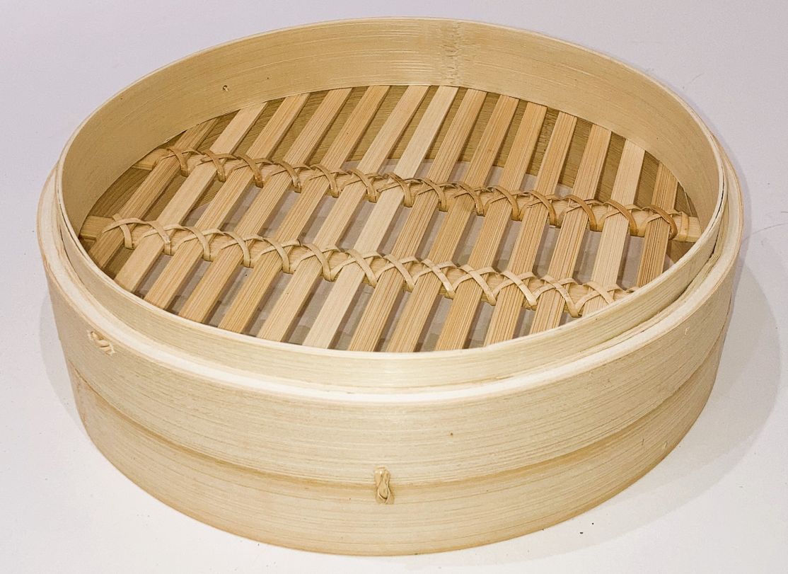 436055小籠包竹セイロ あみ底 身 21cm 1個（ご注文単位1個）【直送品】