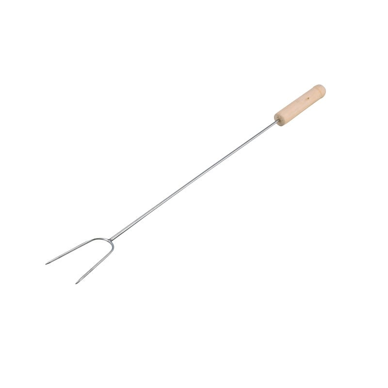 木柄 肉さし 2本針 1個（ご注文単位1個）【直送品】