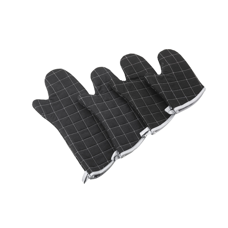 オーブン手袋 黒 大(15吋) CFGSD-15 1個（ご注文単位1個）【直送品】