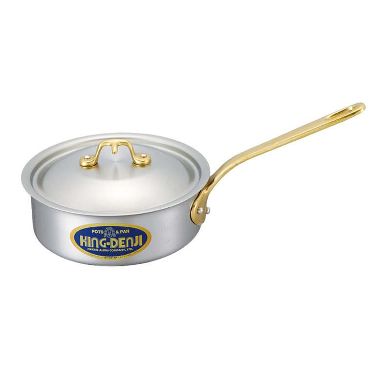 キングデンジ 浅型片手鍋 30cm(6.5L) 1個（ご注文単位1個）【直送品】