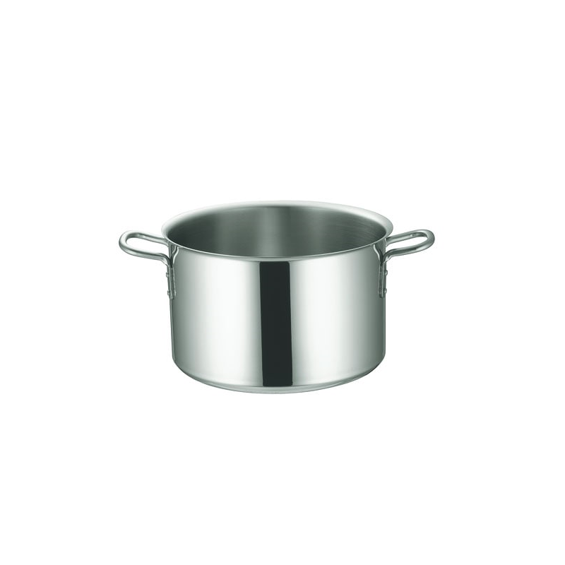 IHマエストロ 3層鋼クラッド半寸胴鍋 24cm(7.0L) 本体 1個(ご注文単位1個)【直送品】