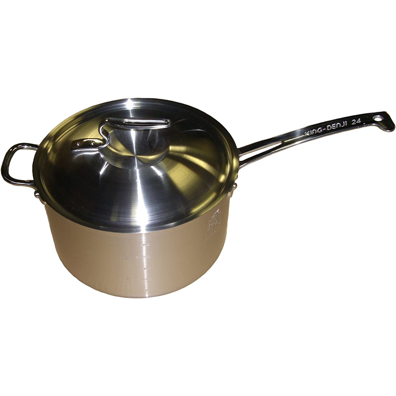 ニューキングデンジ 片手鍋 24cm(6.1L) 向取手付 1個（ご注文単位1個）【直送品】