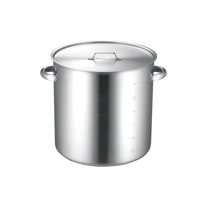 KO 19-0電磁対応IH 寸胴鍋(蓋付) 50cm 1個（ご注文単位1個）【直送品】