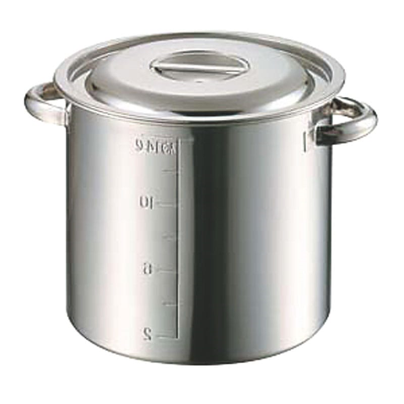 AG 18-8目盛付寸胴鍋 39cm(46.0L) 1個（ご注文単位1個）【直送品】