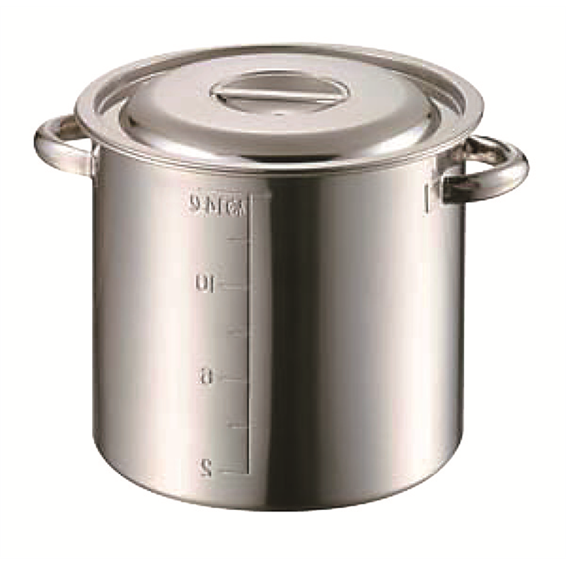 AG 18-8目盛付寸胴鍋 45cm(71.0L) 1個（ご注文単位1個）【直送品】