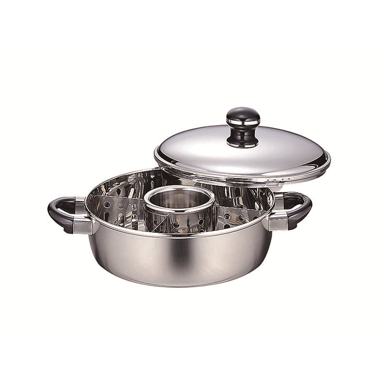 オブジェOJ-8-1 おでん湯豆腐鍋(中子&仕切付)25cm(3.7L) 1個（ご注文単位1個）【直送品】