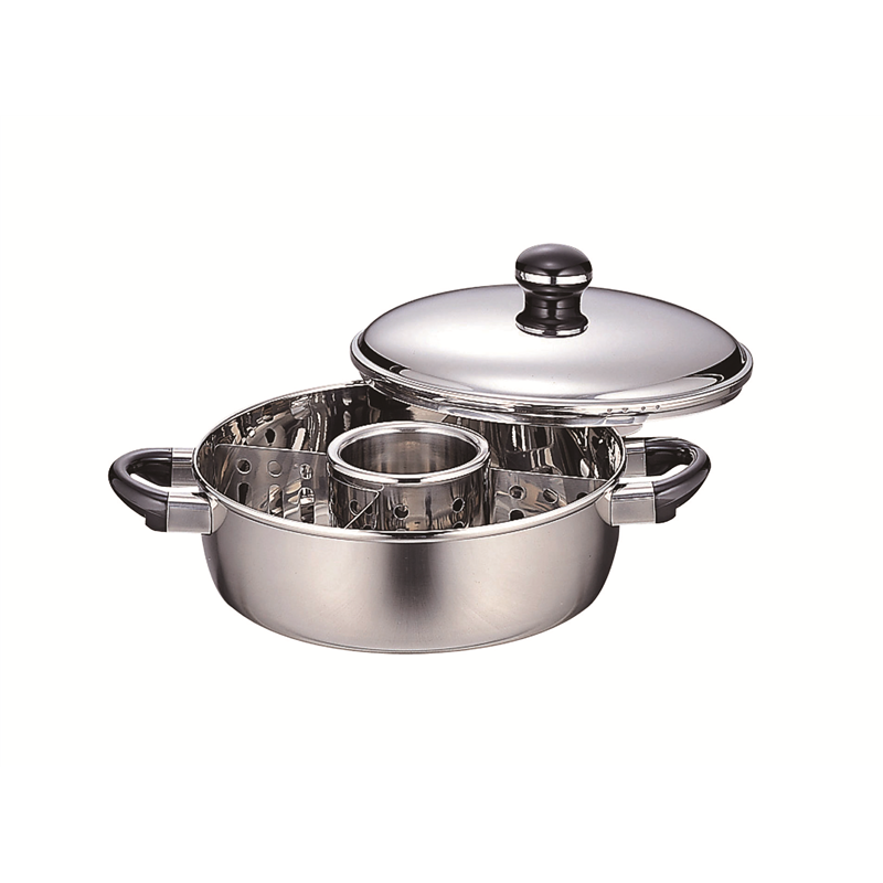 オブジェOJ-8-2オデン湯豆腐鍋(中子&仕切&お玉&穴明お玉付 1個（ご注文単位1個）【直送品】