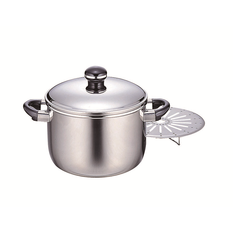 オブジェ OJ-7-1 シチューポット(スチームプレート付)22cm(5.4L) 1個(ご注文単位1個)【直送品】