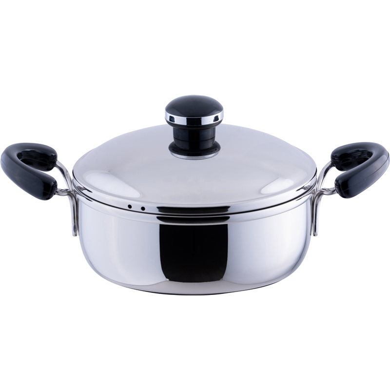 オブジェ OJ-33 ミニ両手鍋 16cm(1.2L) 1個(ご注文単位1個)【直送品】