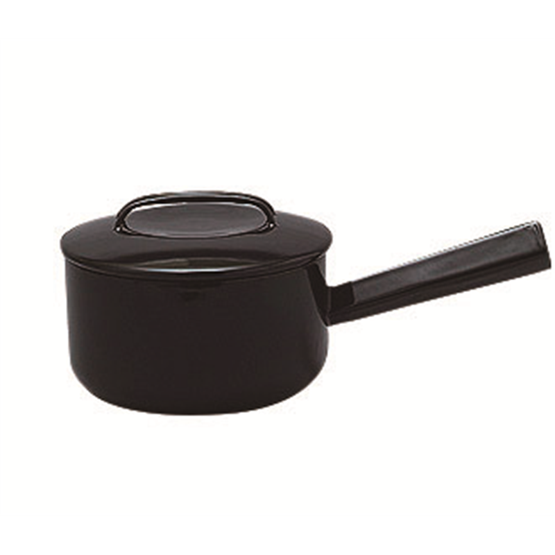 野田琺瑯 NOM-17N BK ノマクソースパン 17cm ブラック 1個（ご注文単位1個）【直送品】