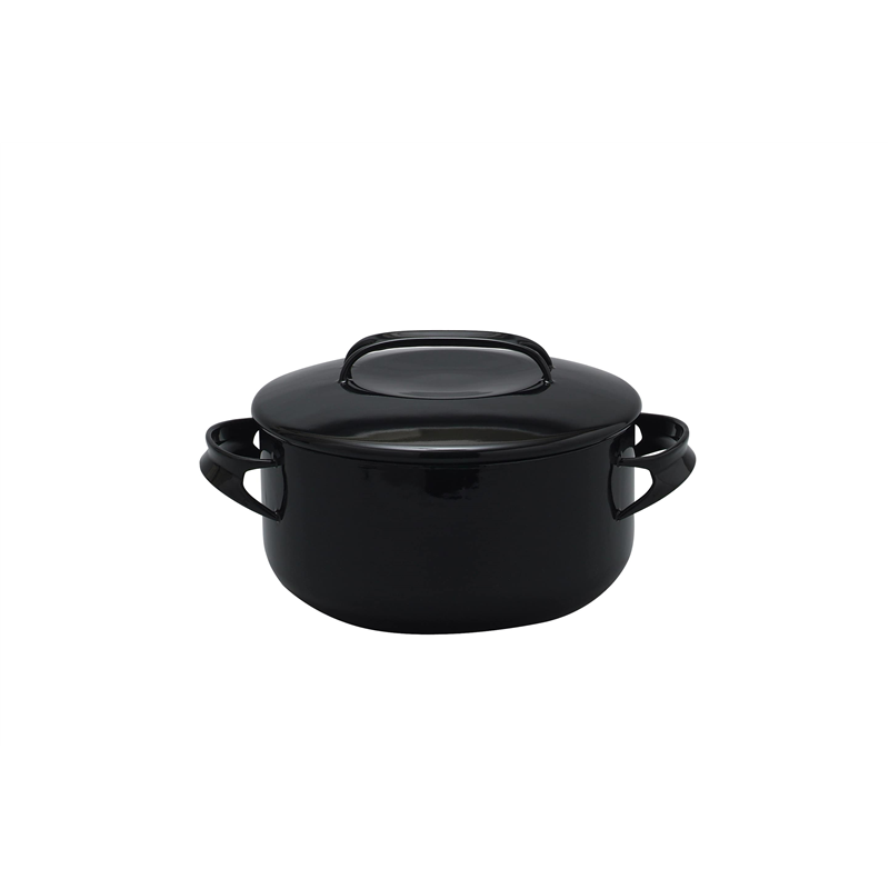 野田琺瑯 NOM-20T BK ノマクキャセロール 20cm ブラック 1個(ご注文単位1個)【直送品】