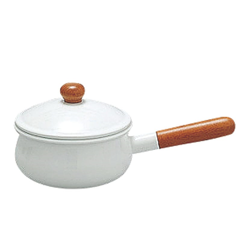 野田琺瑯 PO-15S ポーチカ ソースパン 15cm 1個（ご注文単位1個）【直送品】