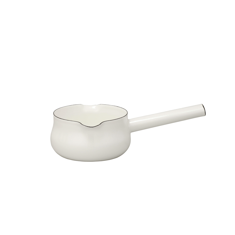 野田琺瑯 LK-15M ホワイト ルーク ミルクパン15cm 1個（ご注文単位1個）【直送品】