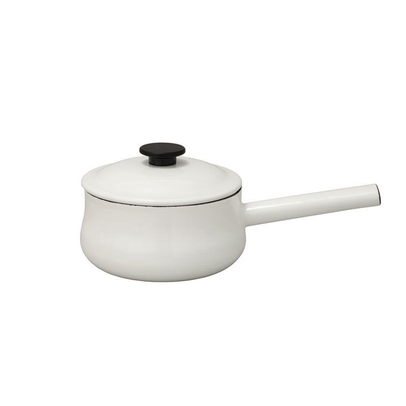 野田琺瑯 LK-18N ホワイト ルーク ソースパン18cm 1個（ご注文単位1個）【直送品】