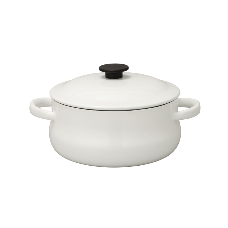 野田琺瑯 LK-25T ホワイト ルーク キャセロール25cm深型 1個（ご注文単位1個）【直送品】