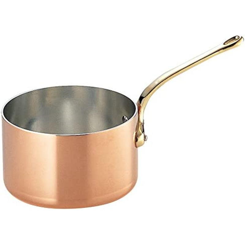 銅極厚深型片手鍋 真鍮柄 27cm 1個（ご注文単位1個）【直送品】