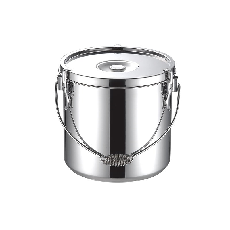 KO 18-8給食缶 16cm(3.1L) 1個（ご注文単位1個）【直送品】