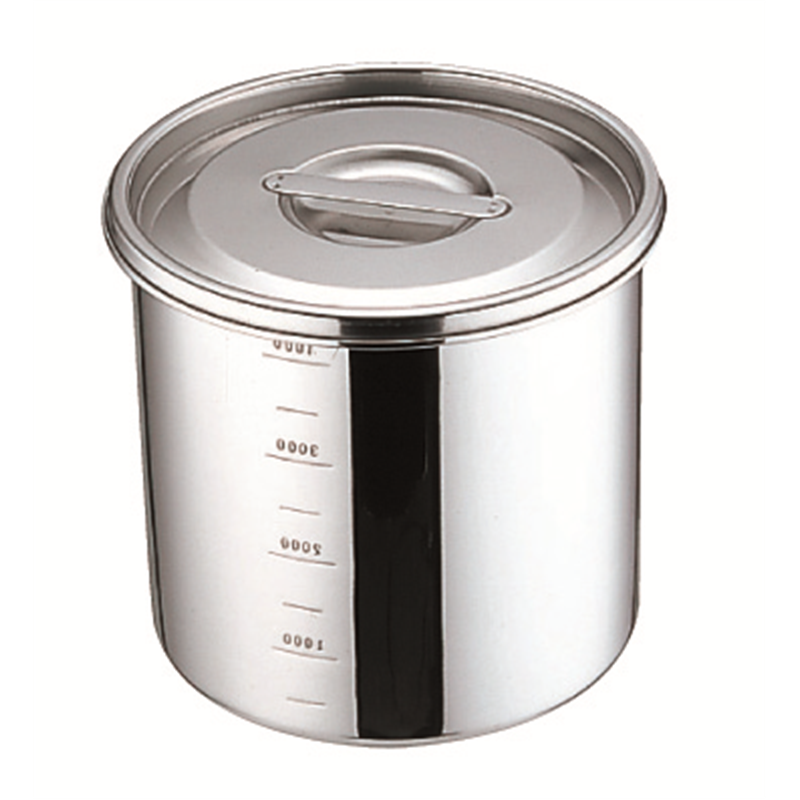 UK 18-8 丸 深型キッチンポット 11cm(1.0L)手無 1個（ご注文単位1個）【直送品】