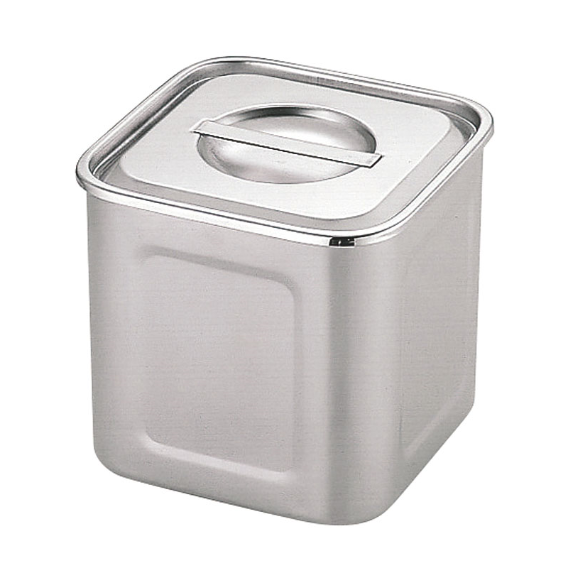 UK 角 深型キッチンポット 8cm 手無(0.46L) 1個（ご注文単位1個）【直送品】