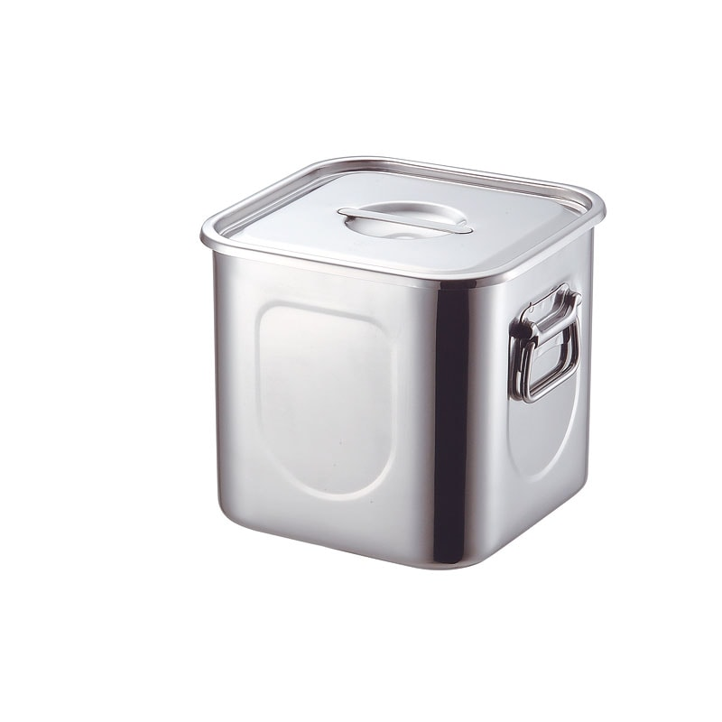 KO 18-8角キッチンポット 30cm(26.0L) 1個（ご注文単位1個）【直送品】