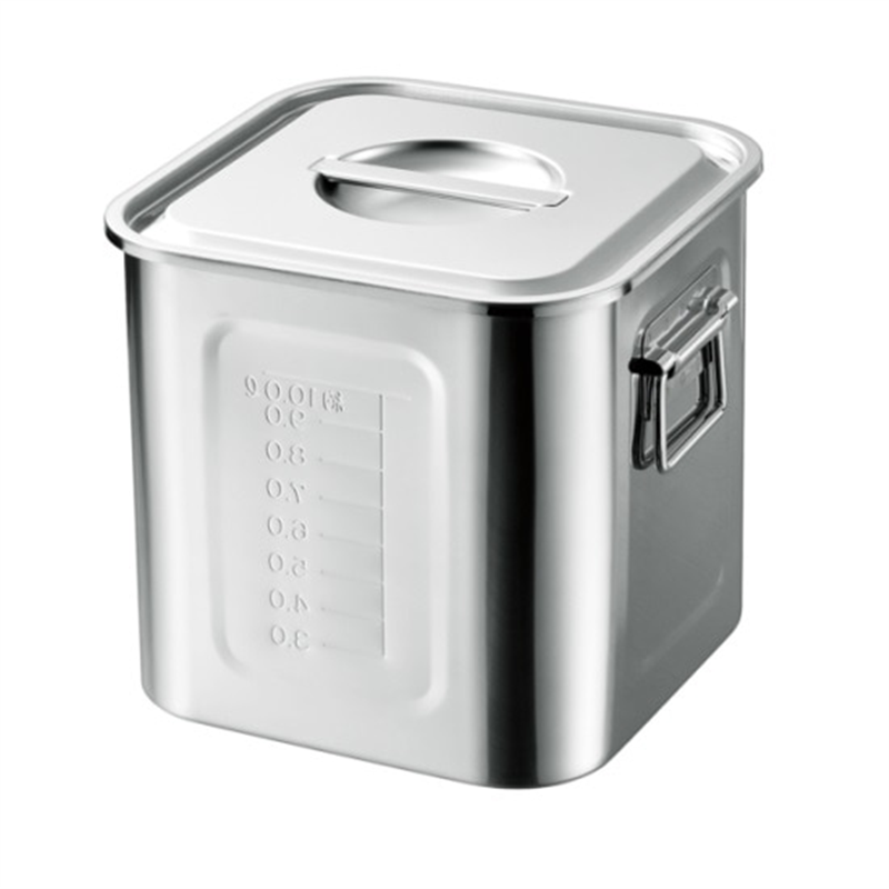 AG 21-0目盛付角キッチンポット 30cm(25.0L) 1個（ご注文単位1個）【直送品】