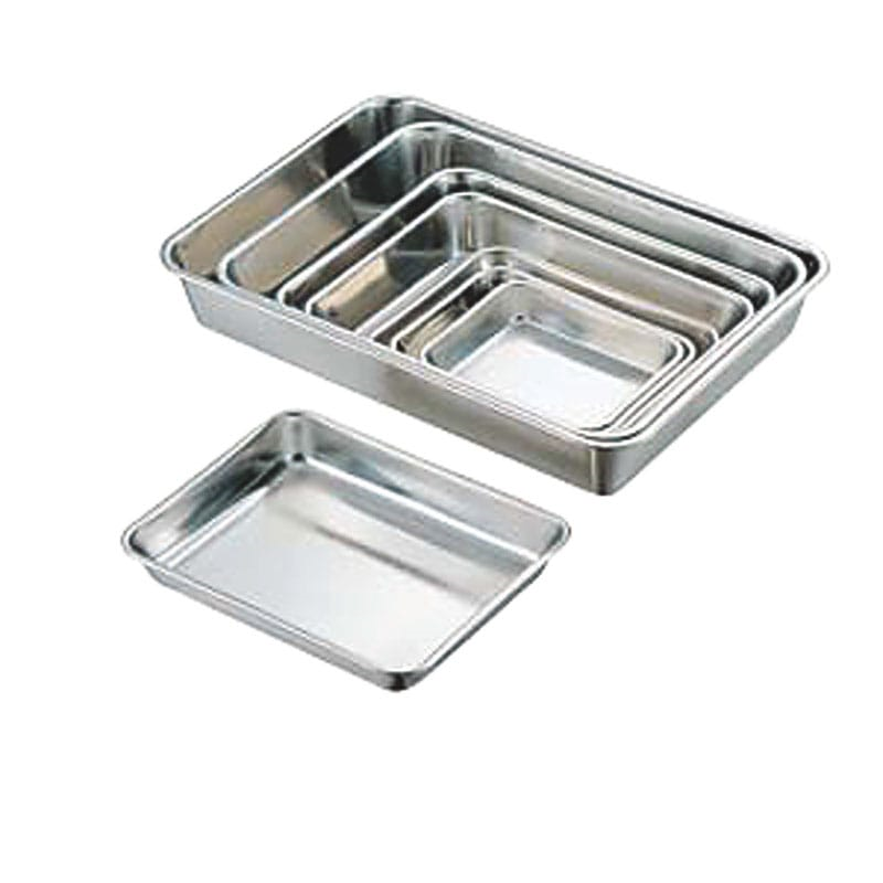 CLO 18-8角バット(取手付) 2枚取 1個（ご注文単位1個）【直送品】