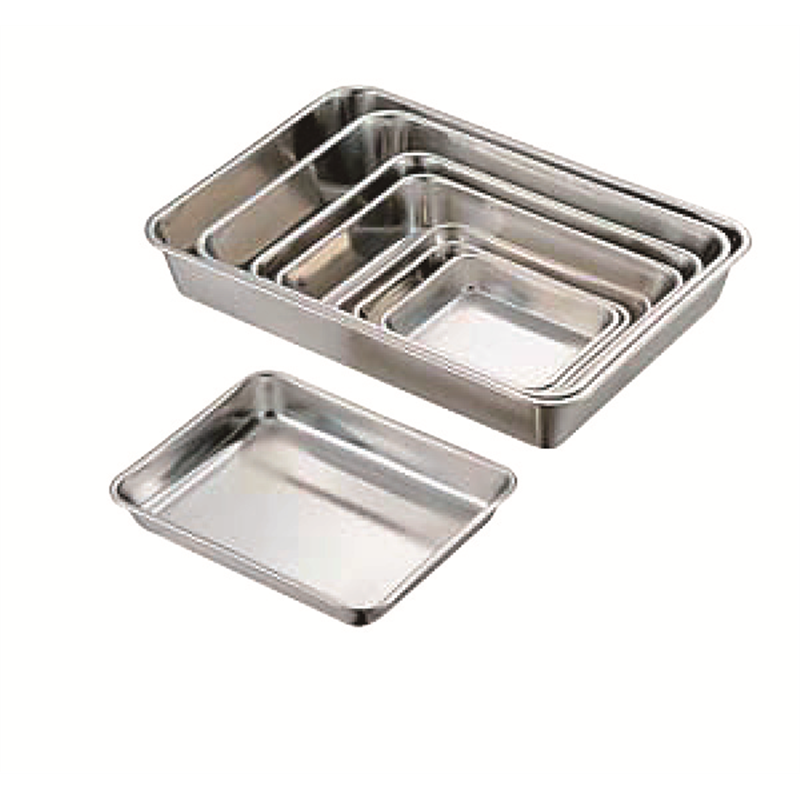 CLO 18-8角バット(取手無) 4枚取 1個（ご注文単位1個）【直送品】