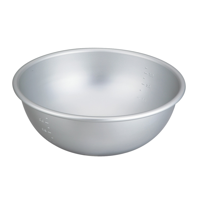 アルマイトボール 18cm目盛付(1.2L) 1個（ご注文単位1個）【直送品】