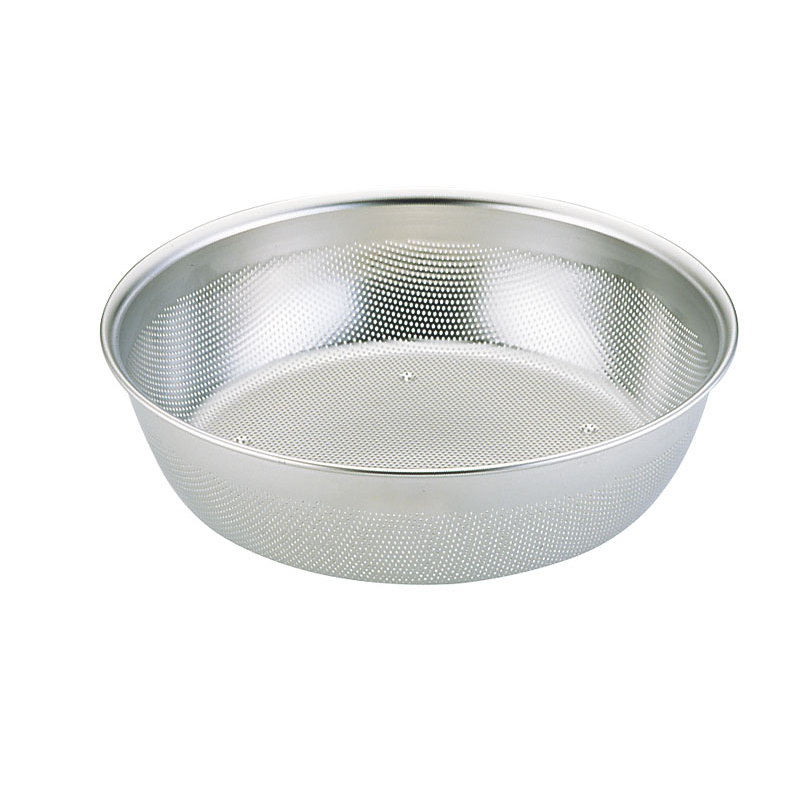 UK18-8パンチングHACCP浅型パンチボール(ボールザル/浅型)27cm 1個（ご注文単位1個）【直送品】