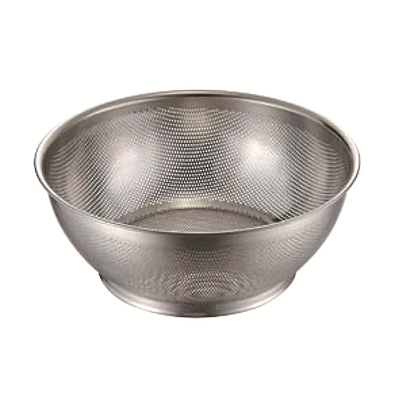 UK 18-8パンチング浅型ザル 50cm 1個（ご注文単位1個）【直送品】