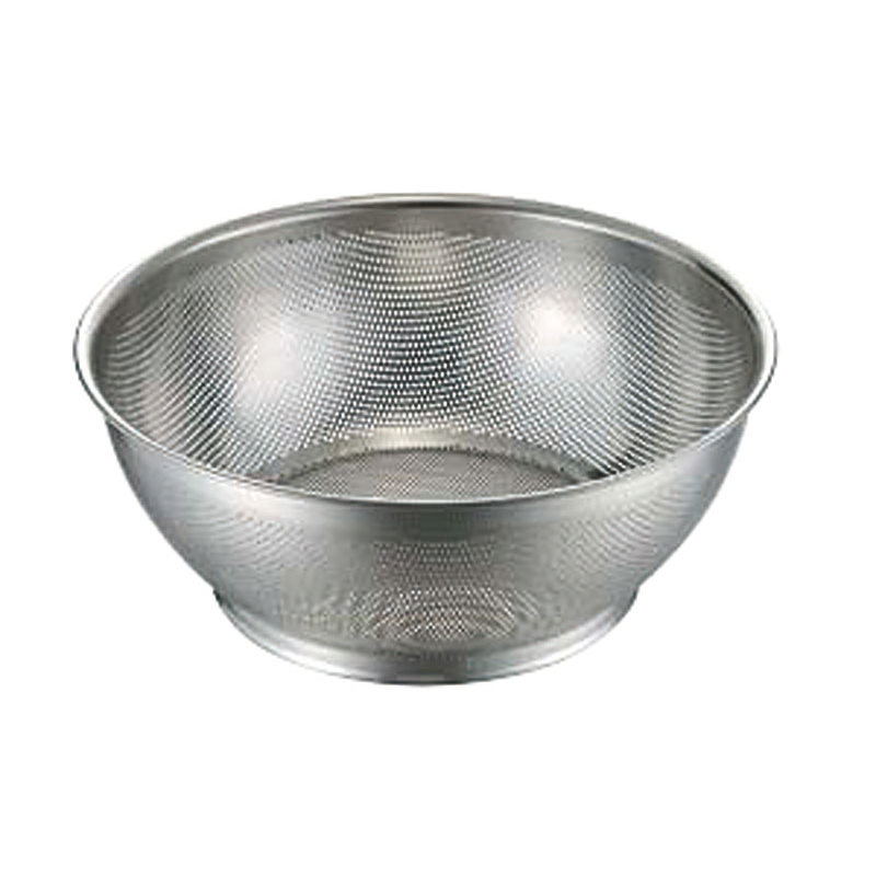 UK 18-8パンチング浅型ザル 60cm 1個（ご注文単位1個）【直送品】