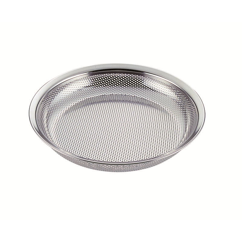 UK18-8パンチング パンチング盆ザルボール (盆ザル) 15cm 1個(ご注文単位1個)【直送品】