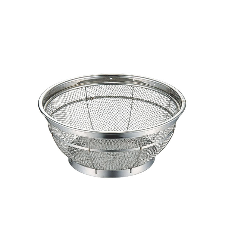 BK 18-8F型ザル荒目 27.5cm 1個（ご注文単位1個）【直送品】