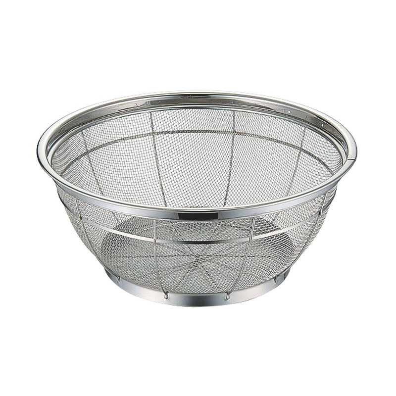 BK 18-8浅型ザル荒目 35cm 1個（ご注文単位1個）【直送品】