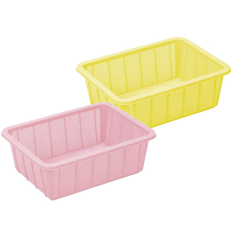 アシスト 抗菌角ざる深2型 イエロー 1個(ご注文単位1個)【直送品】