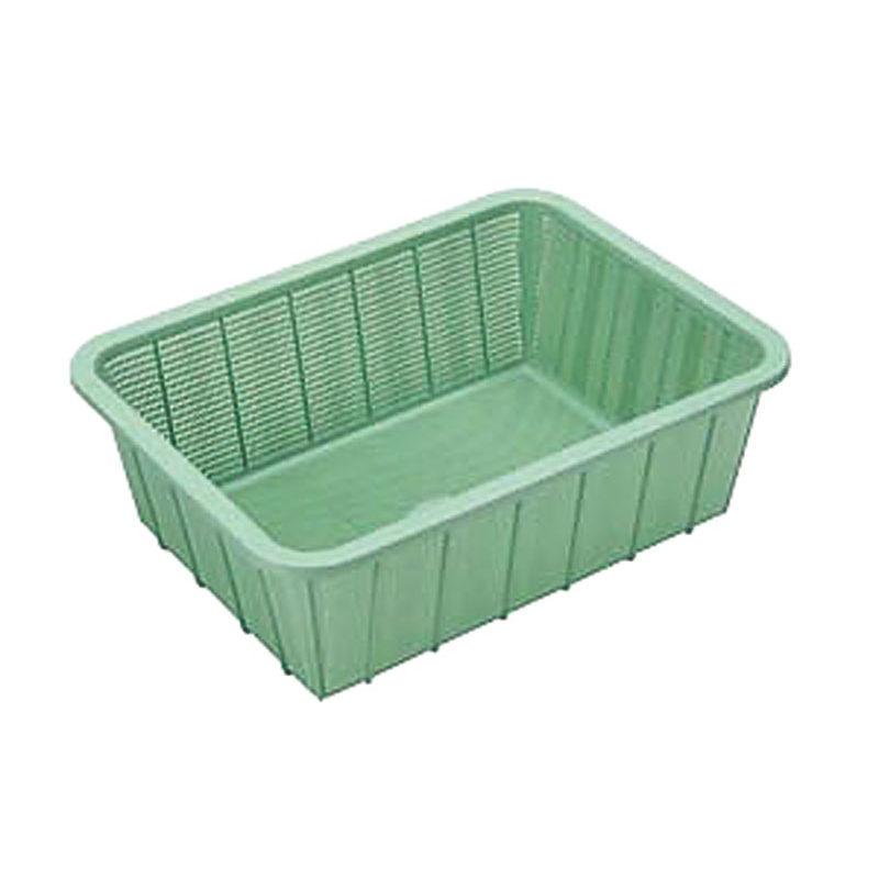 セキスイ 角篭 深型 K-546 小 グリーン 1個（ご注文単位1個）【直送品】