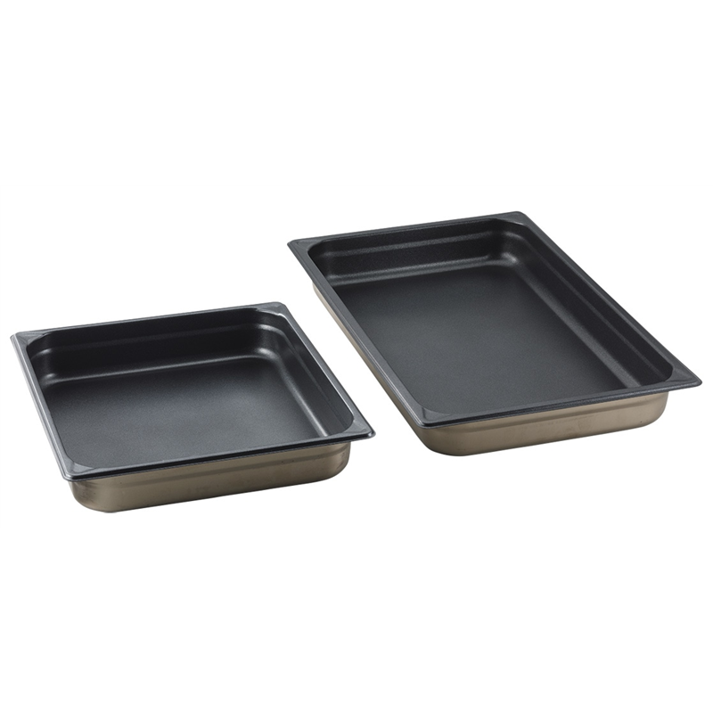 HG 18-8 ノンスティック ホテルパン 1/2 40mm 1個（ご注文単位1個）【直送品】