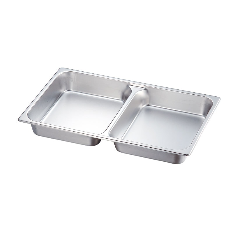 KO 18-8 ホテルパン 仕切付ダブルパン 1/1x65 1個（ご注文単位1個）【直送品】