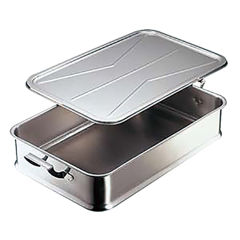 18-8給食バット 蓋 1個（ご注文単位1個）【直送品】