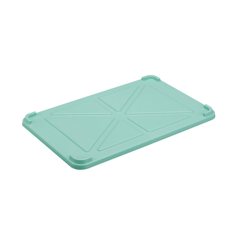 PPカラー番重用 蓋 大型 ブルー 1個（ご注文単位1個）【直送品】