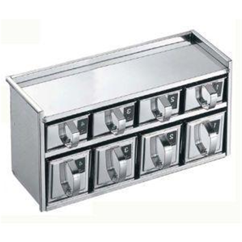 18-8引出式ヤクミ入 2段8ヶ入 1個（ご注文単位1個）【直送品】