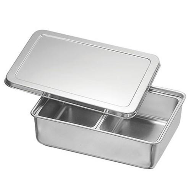 KO 18-8調味料入バット2ッ組(舟形中子付) 1個（ご注文単位1個）【直送品】